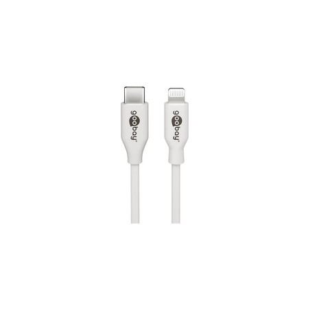Goobay Lightning-kabel 2m hvid MFi